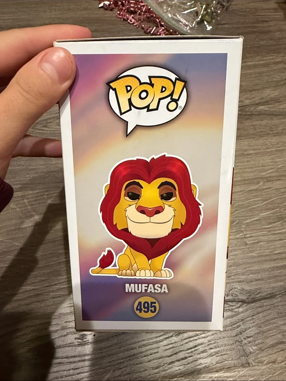 Disney Mufasa POP! Vinyl Figure - Brown, Gold, Yellow